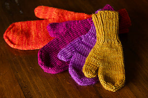 Magic Loop Mittens!