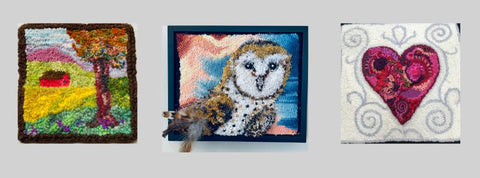 Rug Hooking with Yarn